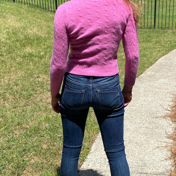 Polo Ralph Lauren Pink Cashmere Sweater girls size 12 - Picture 4 of 12